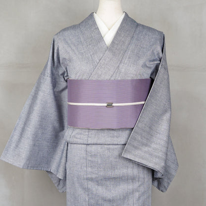 【Kimono-Factory-nono】本場縞大島 正絹半巾帯 リバーシブル 4タイプ