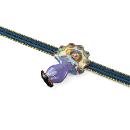 【七宝焼】帯留め -ピエロシリーズ-