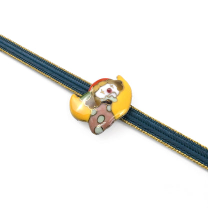 【七宝焼】帯留め -ピエロシリーズ-