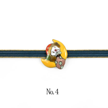 【七宝焼】帯留め -ピエロシリーズ-