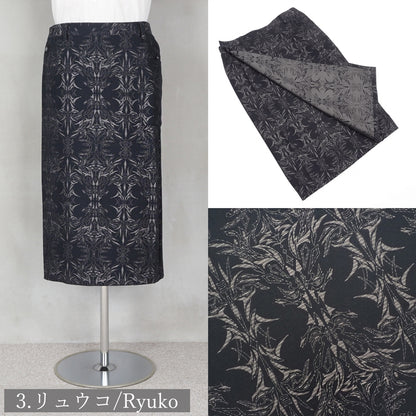 【Kimono-Factory-nono】着物スカート Gritter（ショート丈ver.）