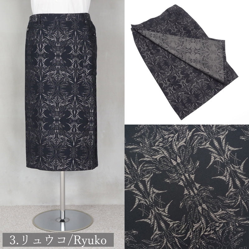 【Kimono-Factory-nono】着物スカート Gritter（ショート丈ver.）