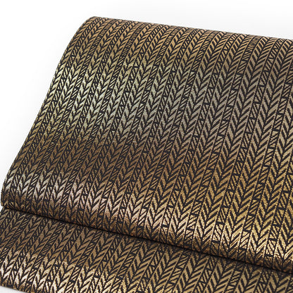 【Kimono-Factory-nono】正絹八寸名古屋帯 仕立て上がり「蘇鉄-sotetsu-」ゴールド