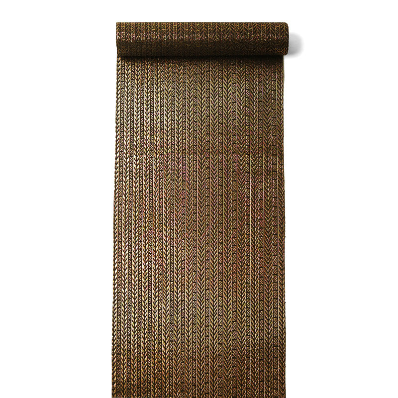 【Kimono-Factory-nono】正絹八寸名古屋帯 仕立て上がり「蘇鉄-sotetsu-」ゴールド