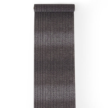 【Kimono-Factory-nono】正絹八寸名古屋帯 仕立て上がり「蘇鉄-sotetsu-」グレー