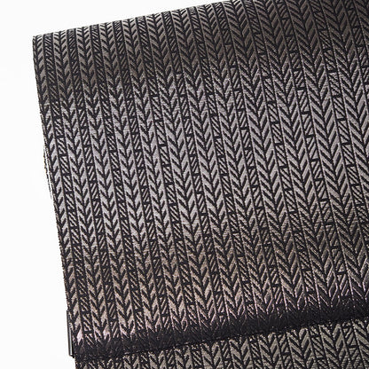 【Kimono-Factory-nono】正絹八寸名古屋帯 仕立て上がり「蘇鉄-sotetsu-」シルバー