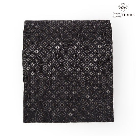 【Kimono-Factory-nono】正絹八寸名古屋帯 仕立て上がり「光龍郷」グレー