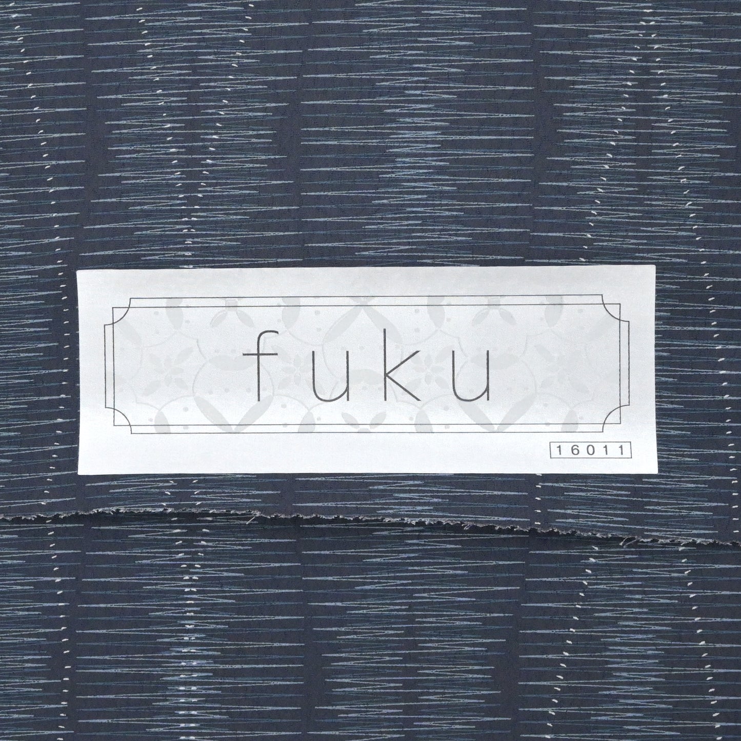 東レシルック 小紋 ～fuku～「サウンド」 濃紺　※袷・単衣用※　☆単衣仕立て代が無料☆秋支度応援キャンペーン開催中！