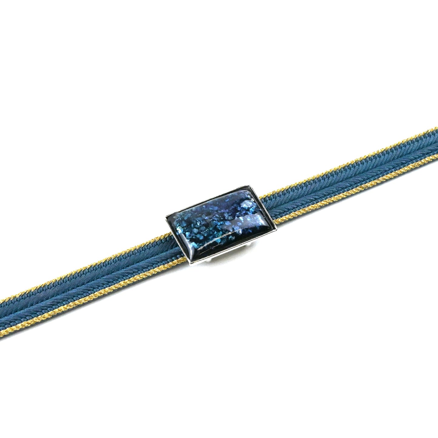 【七宝焼】帯留め -Unmo- 四角 / 5カラー