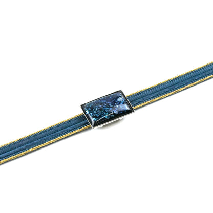 【七宝焼】帯留め -Unmo- 四角 / 5カラー