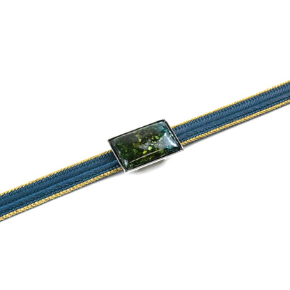 【七宝焼】帯留め -Unmo- 四角 / 5カラー