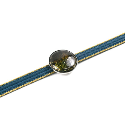 【七宝焼】帯留め -Unmo- 丸型 / 5カラー