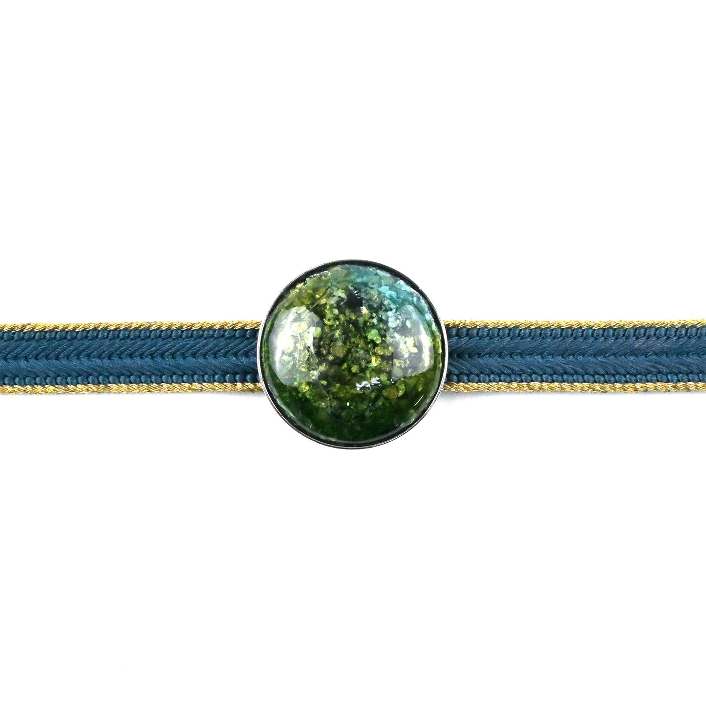 【七宝焼】帯留め -Unmo- 丸型 / 5カラー