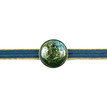 【七宝焼】帯留め -Unmo- 丸型 / 5カラー