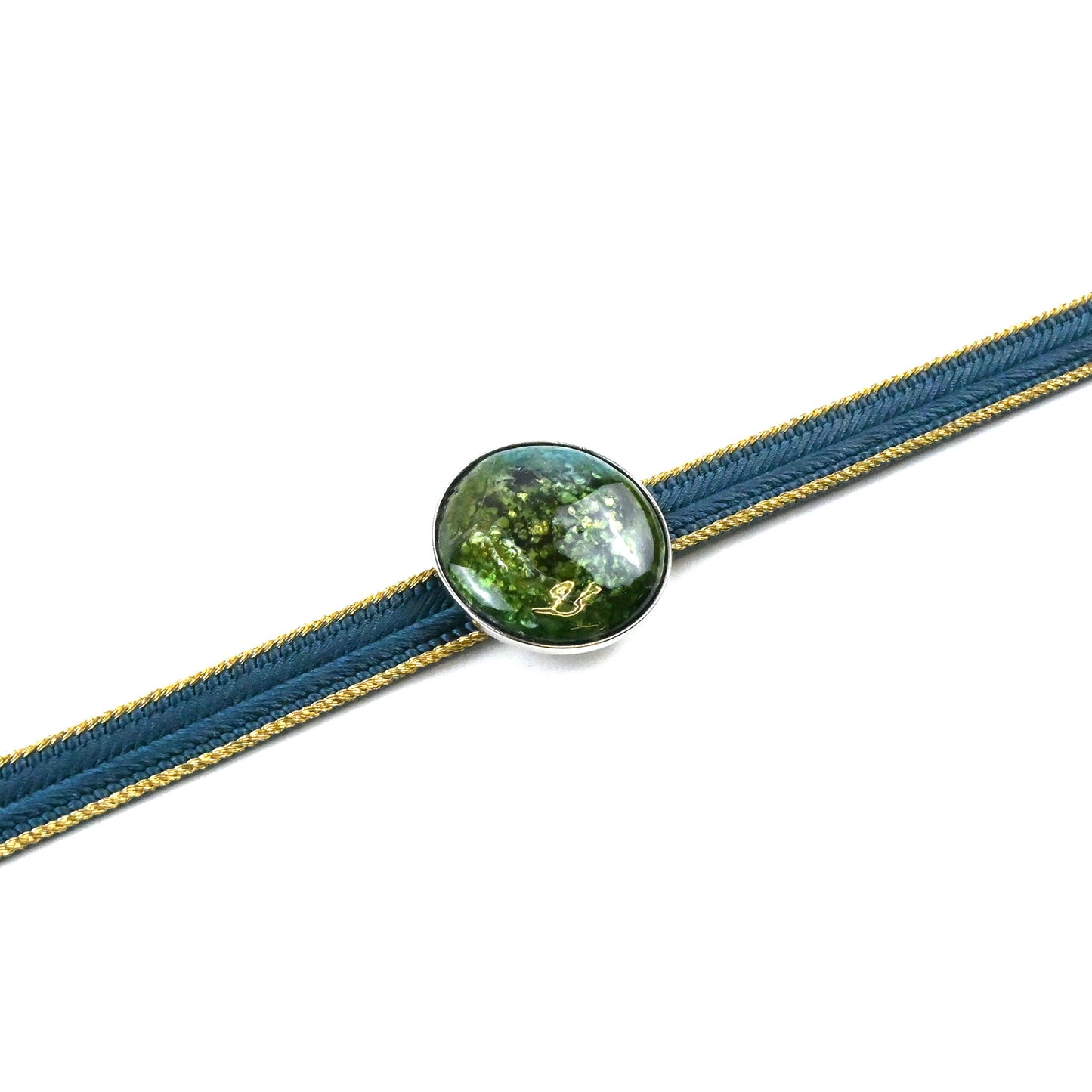 【七宝焼】帯留め -Unmo- 丸型 / 5カラー