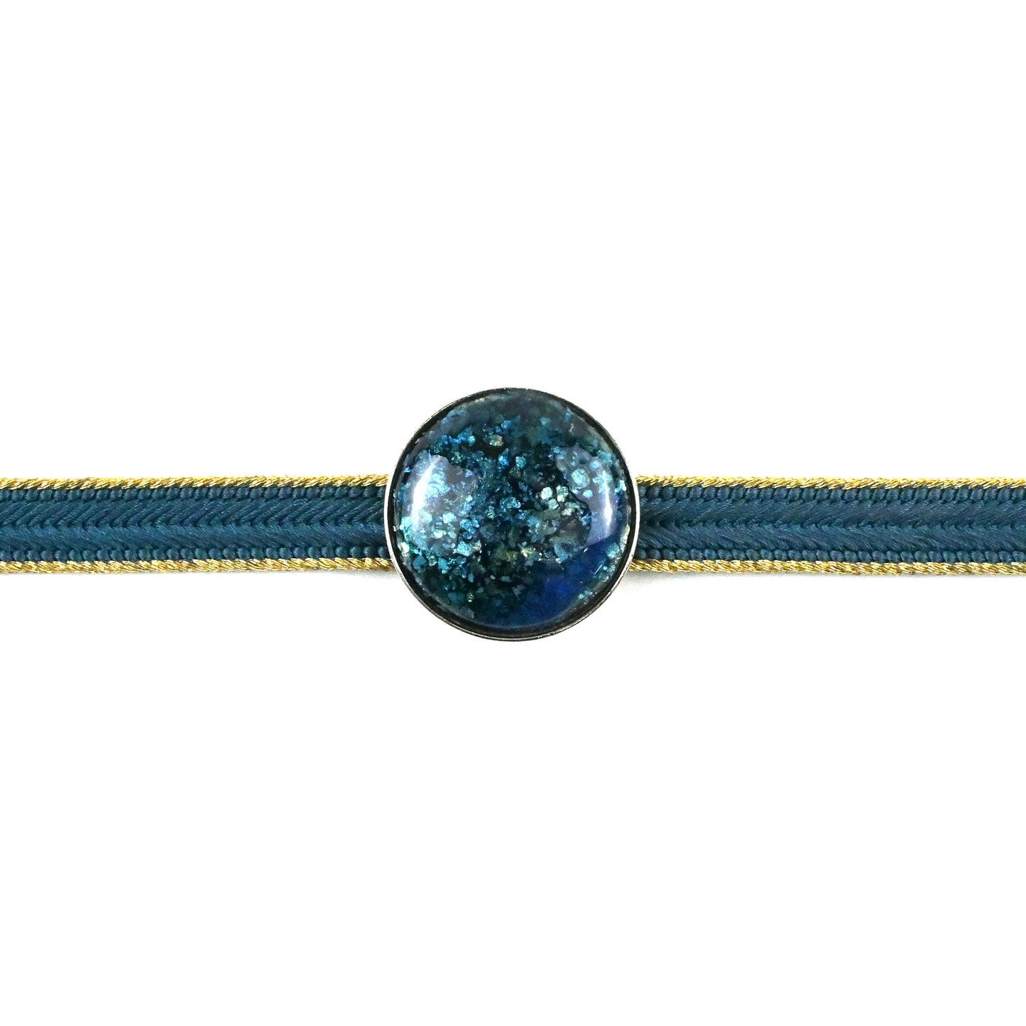 【七宝焼】帯留め -Unmo- 丸型 / 5カラー