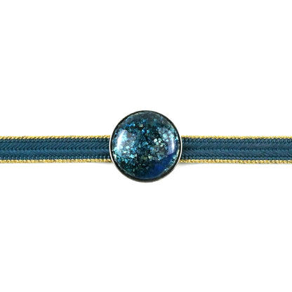 【七宝焼】帯留め -Unmo- 丸型 / 5カラー