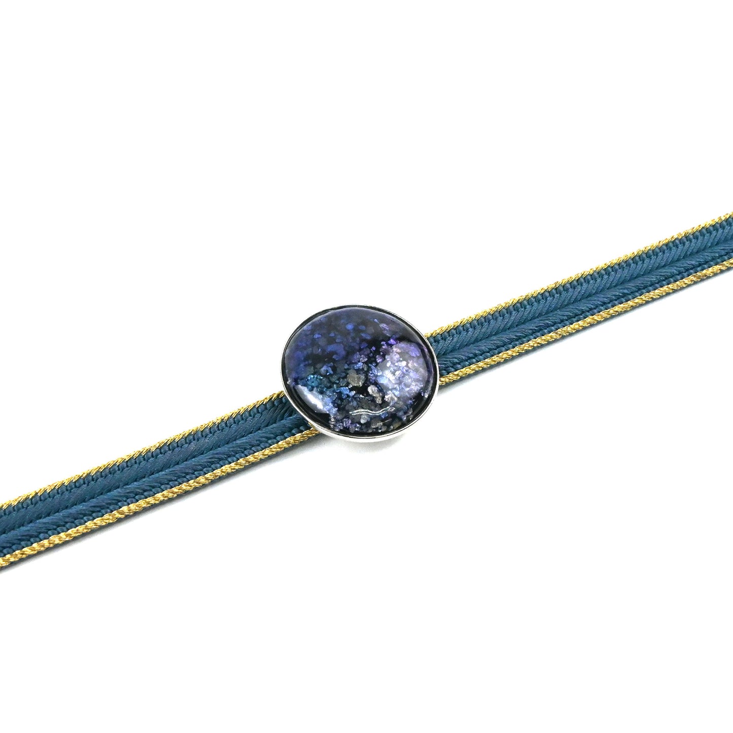 【七宝焼】帯留め -Unmo- 丸型 / 5カラー