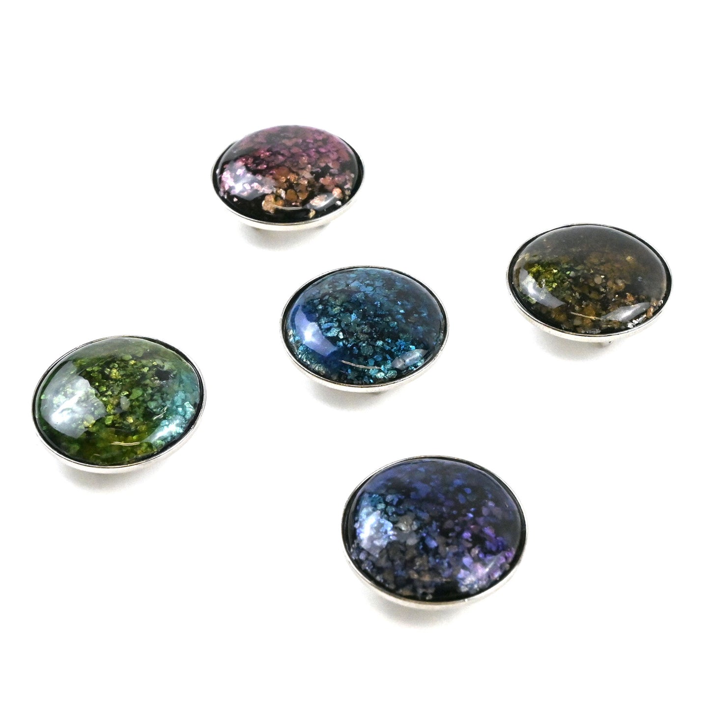 【七宝焼】帯留め -Unmo- 丸型 / 5カラー