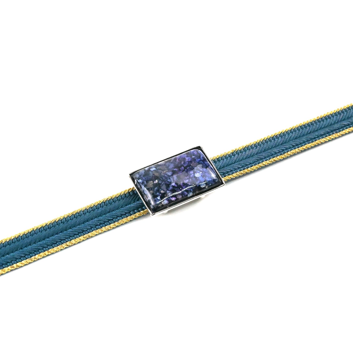 【七宝焼】帯留め -Unmo- 四角 / 5カラー