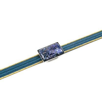 【七宝焼】帯留め -Unmo- 四角 / 5カラー