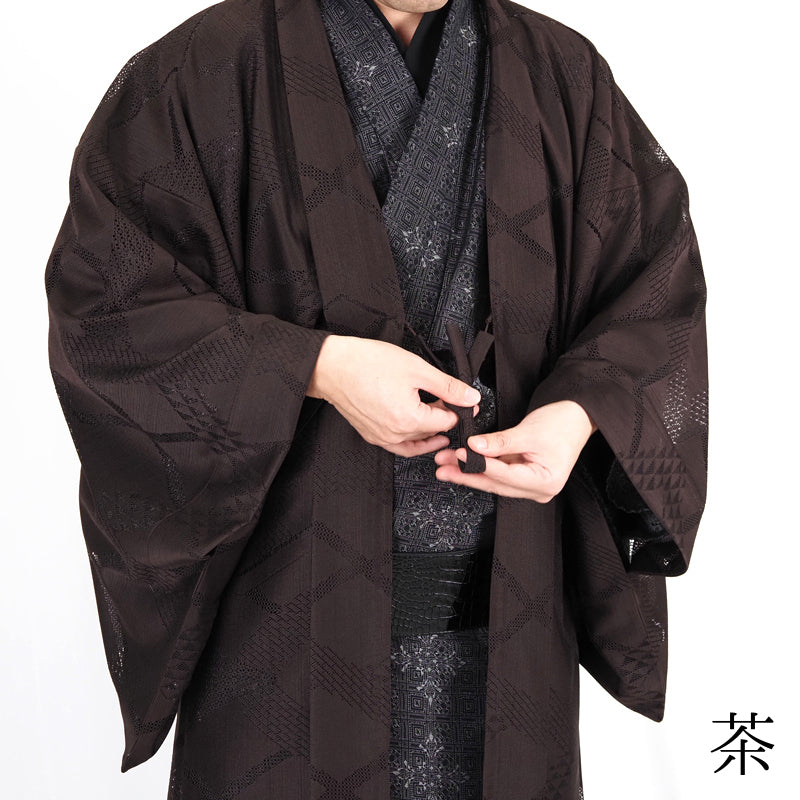Kimono-Factory-nono】男物薄羽織 Uroko「鱗」 3カラー #紳士/メンズ